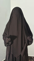 Premium Diamond Georgette Full-Coverage Niqab
