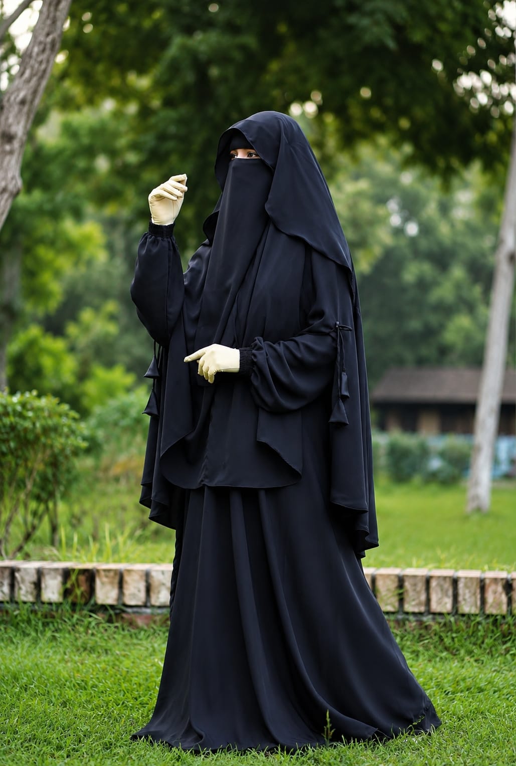 Full Coverage Abaya Set