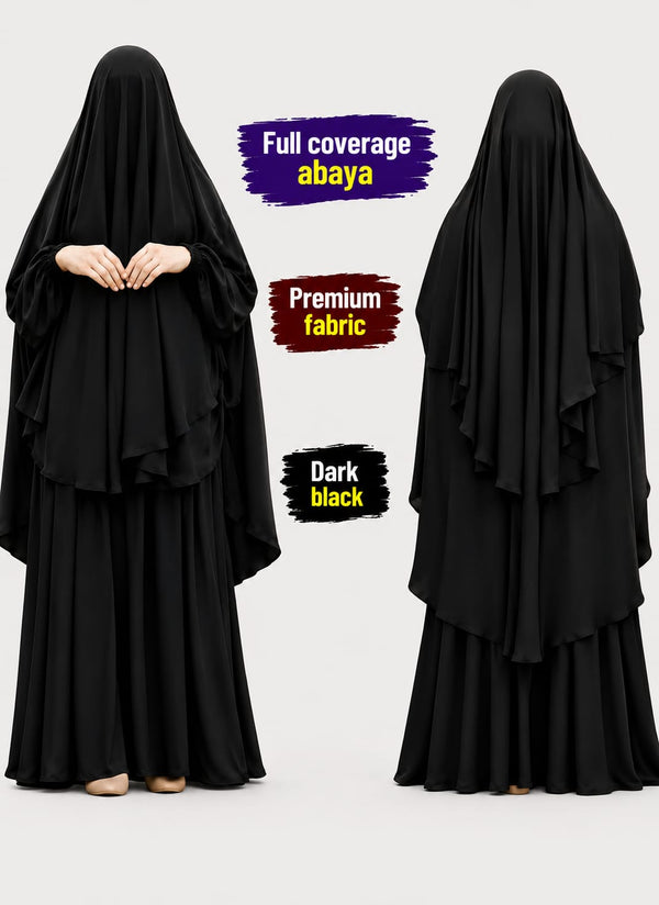 Premium Full Coverage Abaya Set