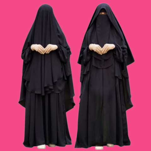 Premium Full Coverage Abaya Set