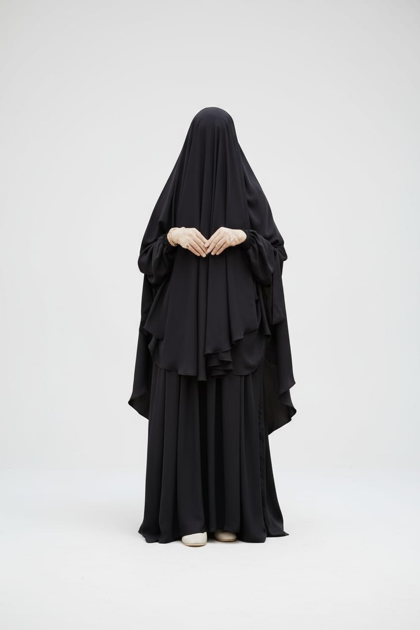 Premium Full Coverage Abaya Set