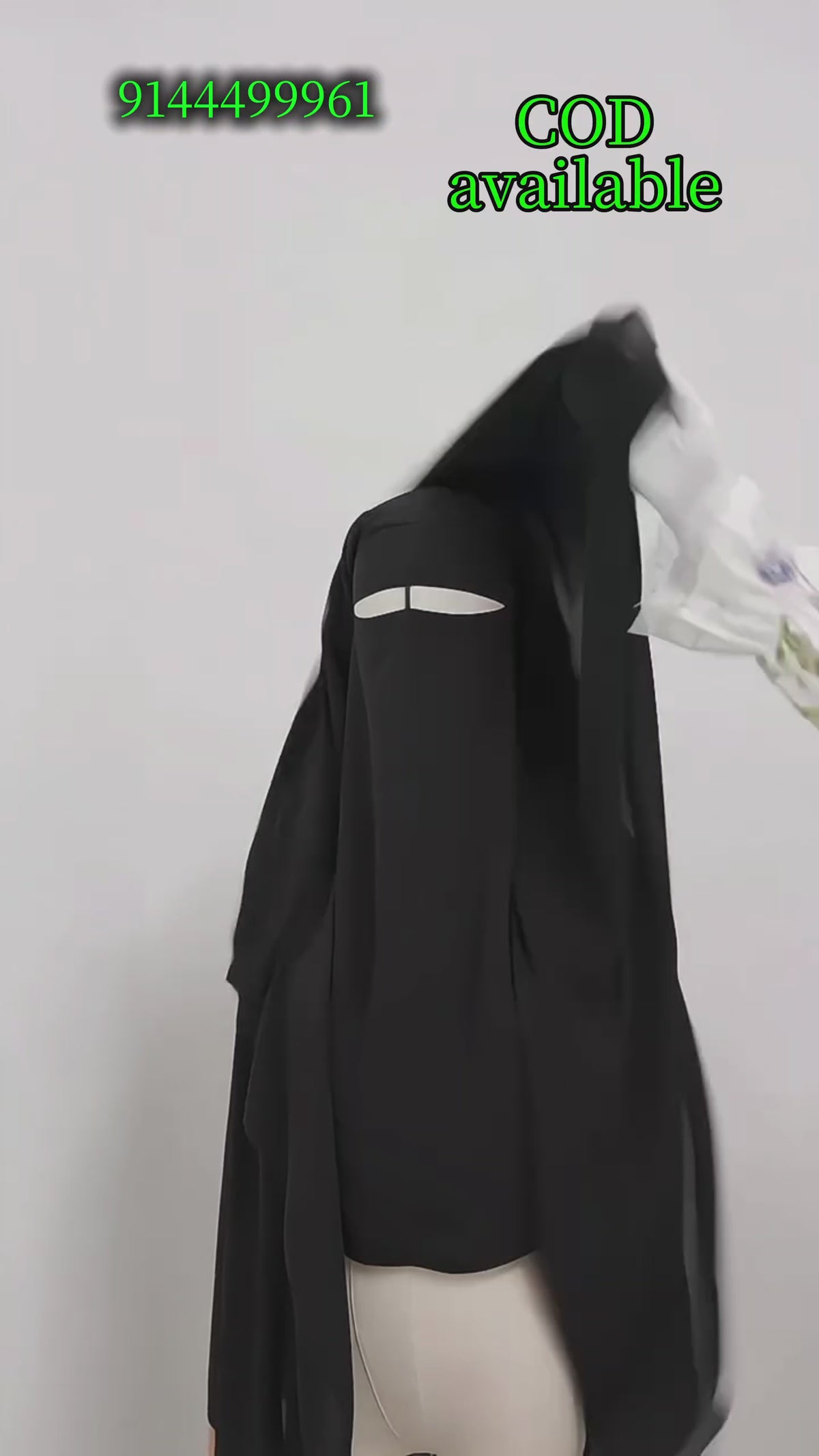 Premium Diamond Georgette Full-Coverage khadija Niqab